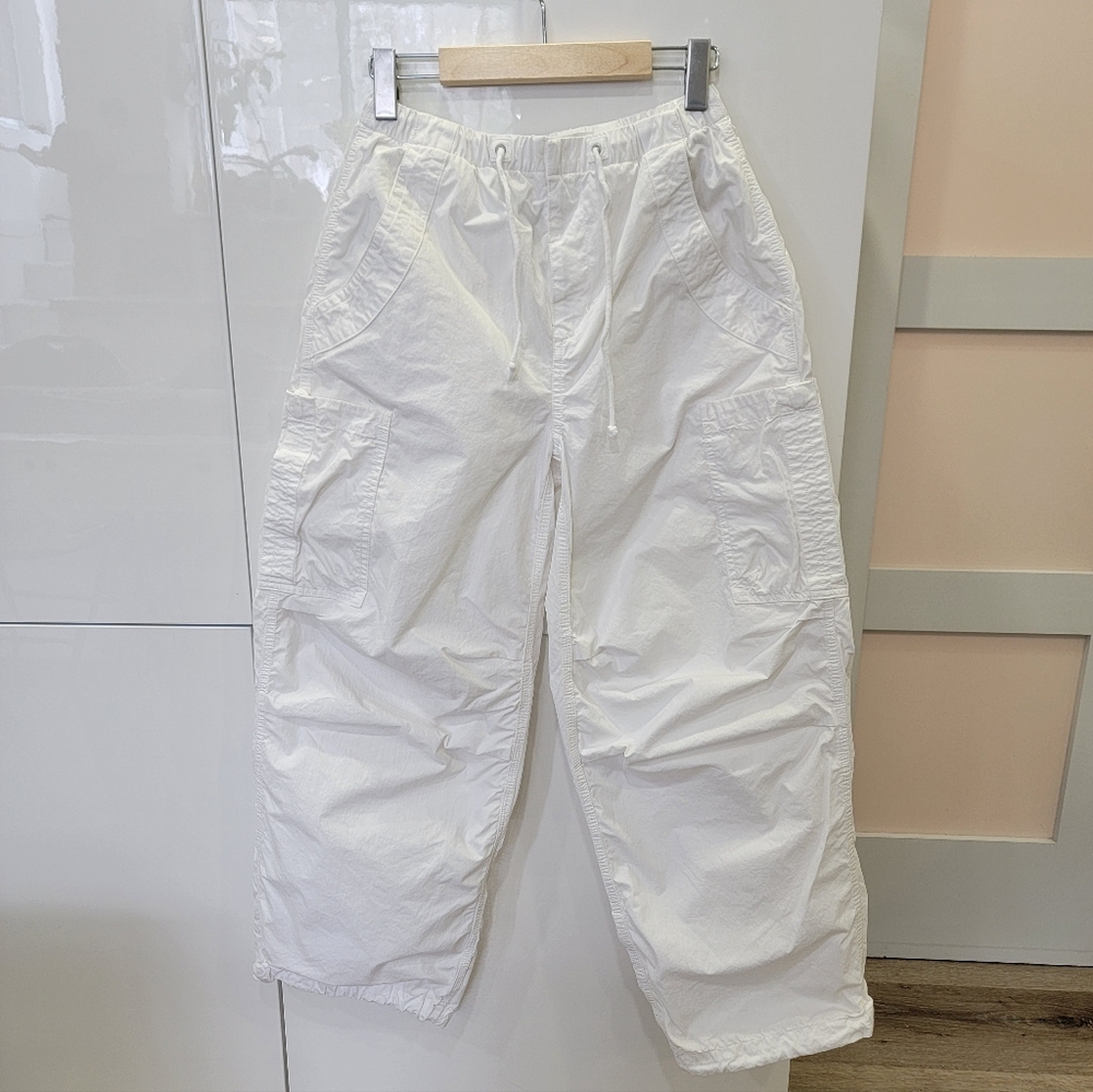Aritzia TNA Stunt Parachute Pants White Baggy Utility Streetwear Women’s XS - Picture 3 of 17